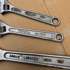 【3本セット】モンキーレンチ 各種サイズ 日本製 中古工具 実用可　管理番号A101の画像