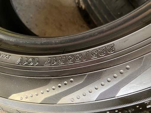 225/55R17ヨコハマ取り付け無料