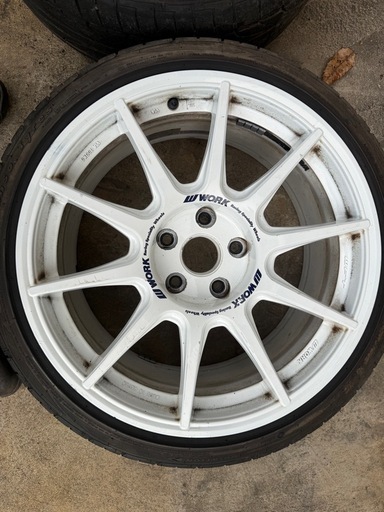 ＊受付終了　 WORK M.C.O RACINGホイール2本