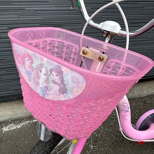 自転車 18インチ 子供用 ディズニープリンセス ピンク 女の子