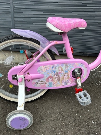 自転車 18インチ 子供用 ディズニープリンセス ピンク 女の子