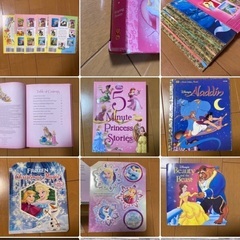 Disney Princess 英語絵本 9冊セットの画像