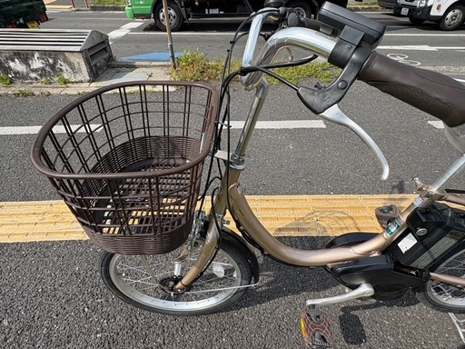 075中古ブリヂストン電動アシスト自転車　8.7Ah 大阪