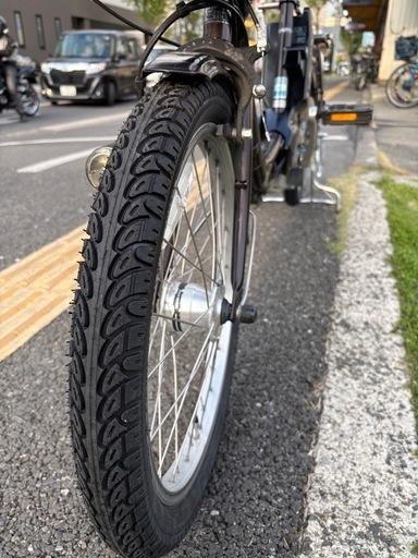 035中古 Panasonic電動アシスト自転車　13.2Ah3点灯　大阪