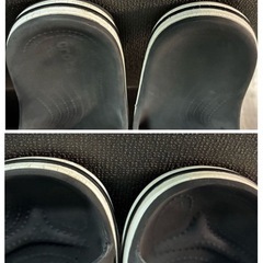 クロックス ブラック サンダル 
 の画像