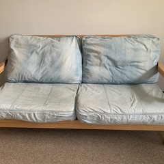 wtw TISMO デニムソファ　★ファブリックカバー（訳あり）...