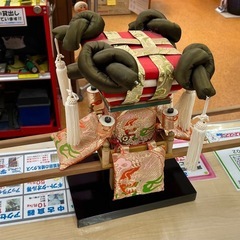 ●民芸品！太鼓台 (たいこだい) 別名:ちょうさ ミニチュアの置物　家内安全や繁栄を願う縁起物！お祭りの情熱を象徴するアイテム！の画像