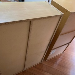 【引き取り者決定済】カラーボックス２個の画像