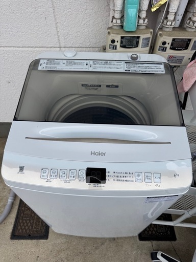 2022年製haier6kg洗濯機