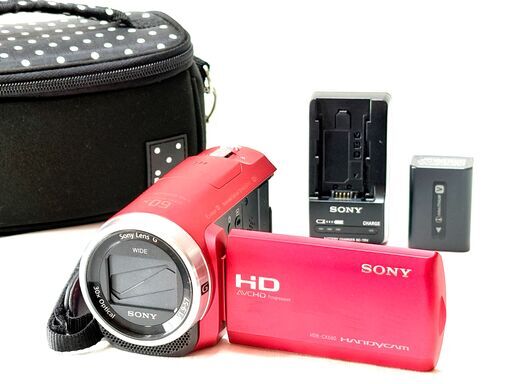 ソニー SONY HANDYCAM HDR-CX680 赤