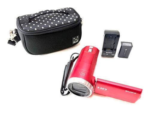 ソニー SONY HANDYCAM HDR-CX680 赤