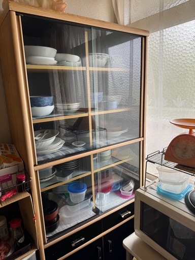 食器棚大と小 (JIN) 藤が丘の収納家具《食器棚、キッチン収納》の中古 