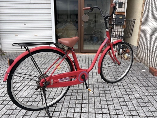 26インチ自転車】変速なしLEDダイナモライト 若林自転車 膳所店SALE中❗️