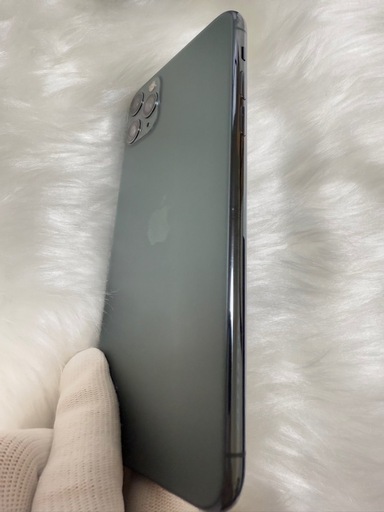 iPhone 11 Pro MAX 256GBミッドナイトグリーンSIMフリー 国内版 バッテリー100％ 美品