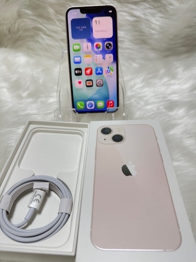 iphone 13mini 128GBピンク国内版 SIMフリー 「美品」箱付き バッテリー100％