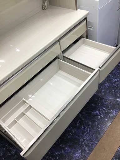 レンジボード　ソフトクローズタイプ　食器棚　レンジ台　中古品