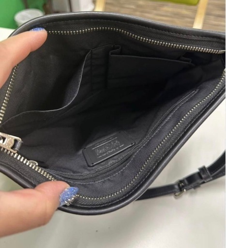 COACH ブラック ショルダーバッグ
