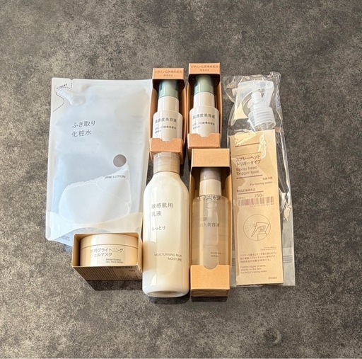 【未使用】無印良品 基礎化粧品＋化粧用品