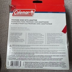 コールマン 5FTプロパン ホース&アダプター コールマン純正 並行輸入品の画像