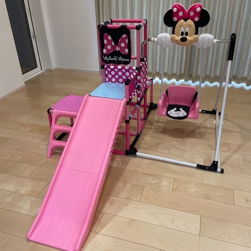 廃盤品❣️ミニーマウス　ジャングルジム　滑り台　ブランコ