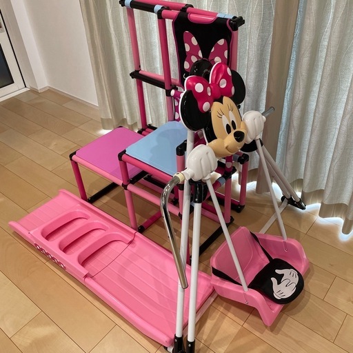 廃盤品❣️ミニーマウス　ジャングルジム　滑り台　ブランコ