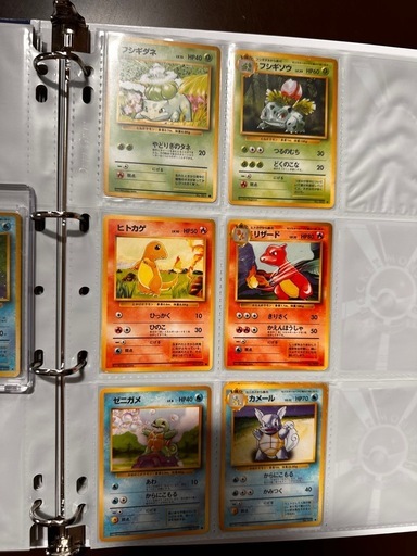 ポケモンカード初代御三家旧裏セット