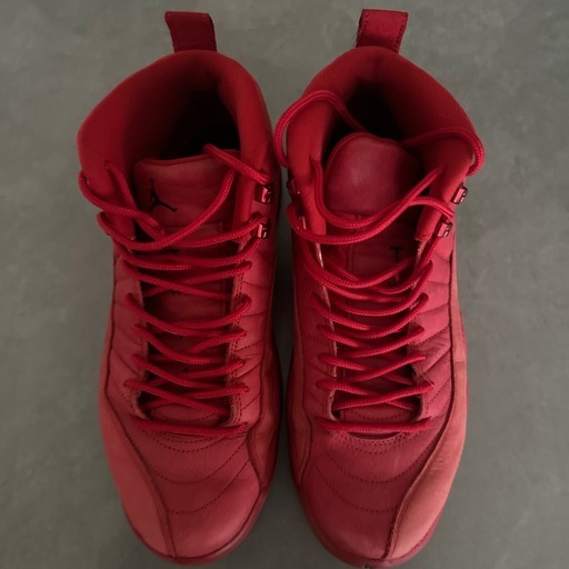 【商談中】【最終価格】【美品】NIKE AIR JORDAN 12 JUMPMAN RETRO Red Suede