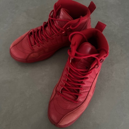 【商談中】【最終価格】【美品】NIKE AIR JORDAN 12 JUMPMAN RETRO Red Suede