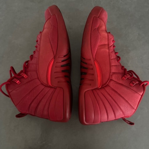 【商談中】【最終価格】【美品】NIKE AIR JORDAN 12 JUMPMAN RETRO Red Suede