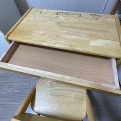 【終了】キッズ　テーブル&イス　セット　(自宅引取り)の画像