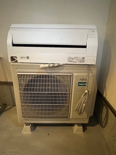 【美品】富士通　ルームエアコン　18畳　2025年製　nocria　ノクリア　AS-W565S2W　FUJITSU
