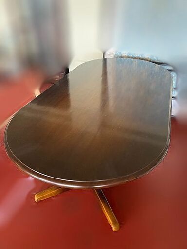 【自社配送は札幌市内限定】メーカー不明 6人がけダイニングテーブル 幅198cm 中古品 札幌市南区☆店頭お引き取り歓迎 自社配送は札幌市内限定】メーカー不明 6人がけダイニングテーブル 幅