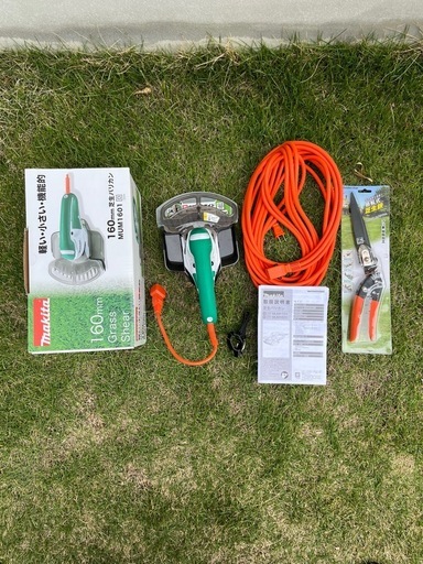 Makita    芝刈り機、ハサミセット