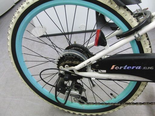 Fortera JEUNG 22インチ 6段変速 子供用自転車 ライト カゴ 鍵 スタンド付き ジュニアサイクル 自転車 札幌市手稲区