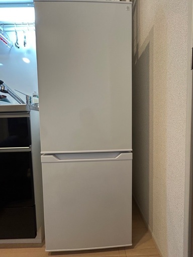 2ドアファン式冷凍冷蔵庫＆ラック付3段