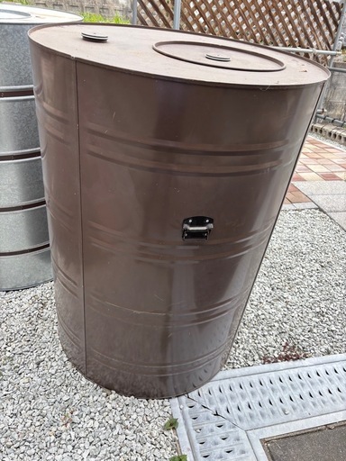 カクイチ建材工業　巻締式穀物貯蔵器（米貯蔵缶）そなえ10型（10俵缶）720L 日本製 米貯蔵 米保管