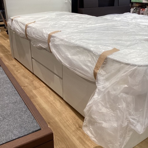【トレファク神戸南店】シングルベッド （使用感有）（マットレス込み）【取りに来られる方限定】