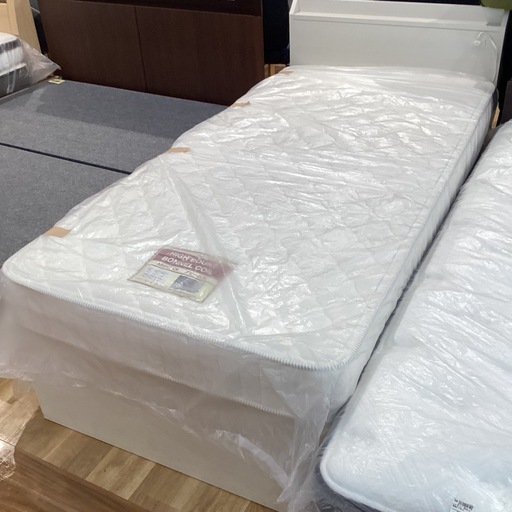 【トレファク神戸南店】シングルベッド （使用感有）（マットレス込み）【取りに来られる方限定】