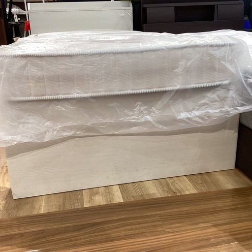 【トレファク神戸南店】シングルベッド （使用感有）（マットレス込み）【取りに来られる方限定】