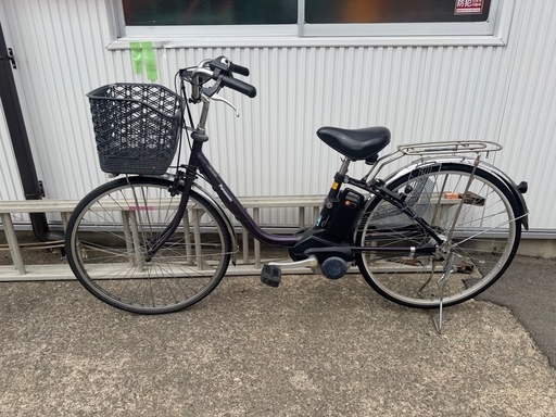 ヤジZ4326 Panasonic 電動アシスト自転車 電動自転車  【バッテリー最高評価】パナソニック ビビ 26型 充電器2個付！パワフル走行！