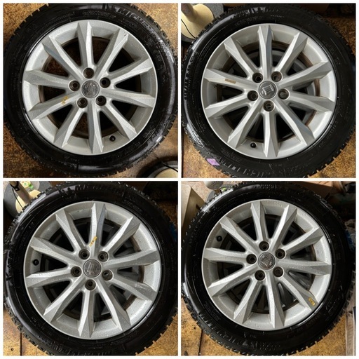 クラウン 純正ホイール アルミホイール 4本セット ミシュラン Michelin 215/55R17 17インチ TOYOTA 17x