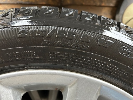 クラウン 純正ホイール アルミホイール 4本セット ミシュラン Michelin 215/55R17 17インチ TOYOTA 17x