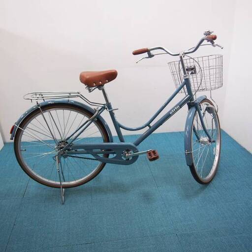 eirin /エイリン 自転車 シティサイクル ファミリー車 26インチ クラシックブルー CA34