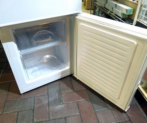 現状販売 ニトリ 2ドア冷蔵庫 106L NTR-106WH 直冷式 2021年製 野菜トレー欠品 パッキンヤブレあり 動作品 ホワイト 100Lクラス 札幌市東区 新道東店