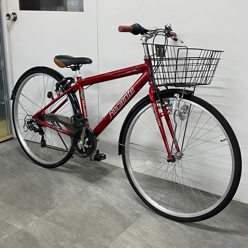 シティサイクル 27インチ カギ付き 切替7段 Reciente 自転車 E231