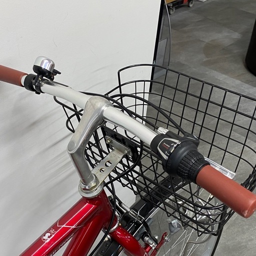 シティサイクル 27インチ カギ付き 切替7段 Reciente 自転車 E231