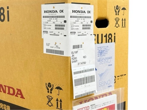 ◯新品/正規品■24.8万 ホンダ ポータブル発電機 HONDA EU18i EU18IT JN インバーター発電機 防災 災害 非常用 プロ仕様 ジモティ姫路