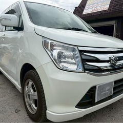 Sエネチャージ スズキ ワゴンR★総額17.8万円★車検2年 社外ナビ フルセグTV Bluetooth レーダーブレーキ アイスト 内装良好 修復歴なし♪燃費の良い軽自動車！の画像