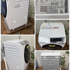 【🐤買取市場 6ヶ月保証 ジモティー限定特別価格】R057 ☀️ HITACHI / 日立 ドラム式洗濯乾燥機 ビッグドラム [洗濯11.0kg /乾燥6.0kg /ヒートリサイクル乾燥 /左開き] BD-SV110BL ⭐ 動作確認済 ⭐ クリーニング済の画像