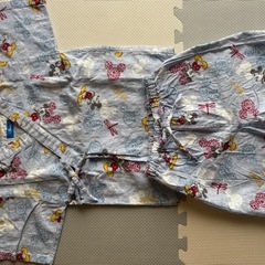 ミッキーマウス 甚平 120cmの画像